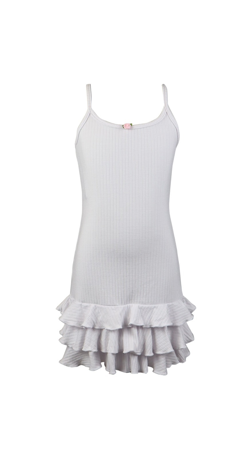 *Rib Ruffle Bodycorn Dress*