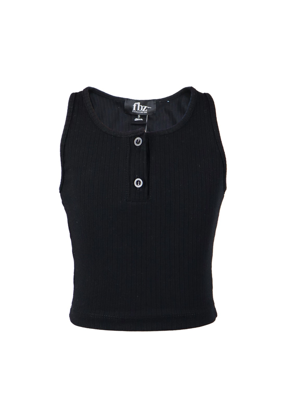 *Rib Button Down Tank*