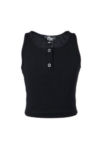 *Rib Button Down Tank*