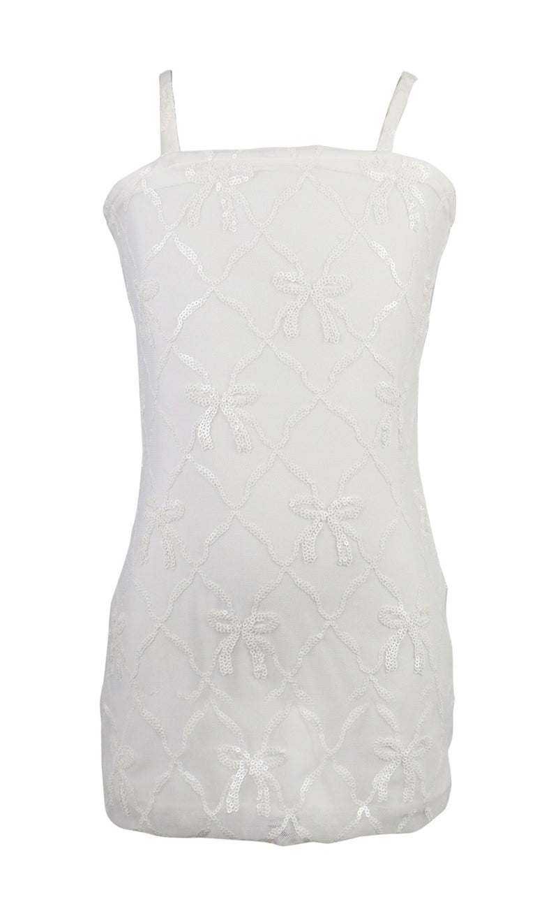 *Bow Squined Bodycon Dress*