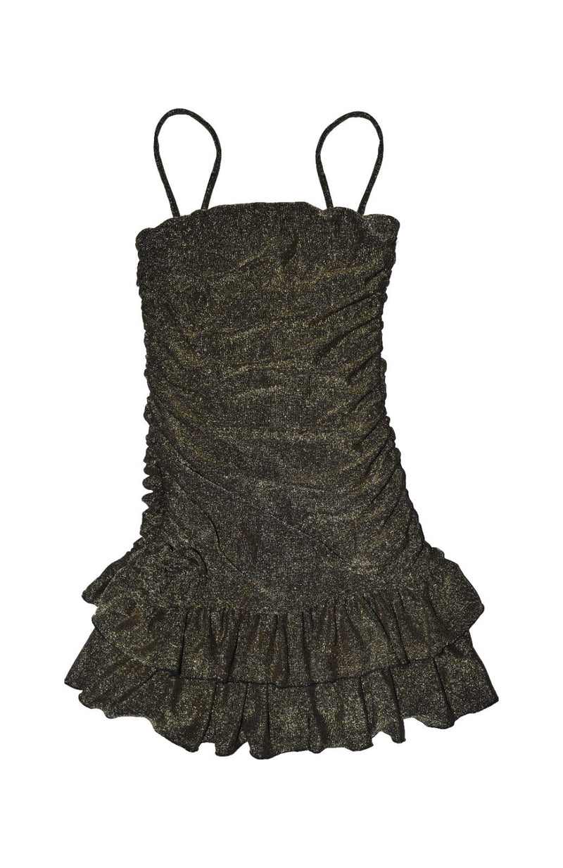 *Sparkle Rusched Dress*