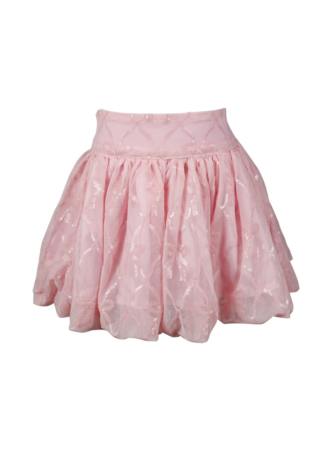 *Bow Squined Bubble Skirt*