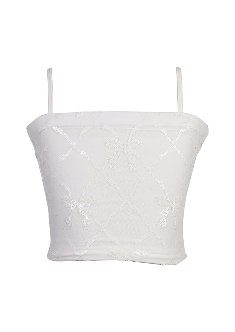 *Bow Squined Ballet Top*