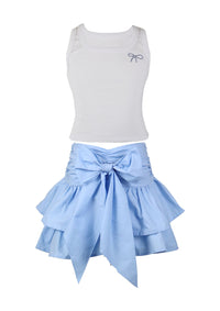 *Rhinestone Bow Rib Tank*