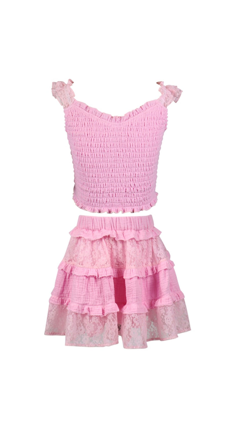 *Cheesecloth Flare Skirt*