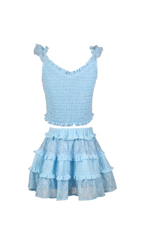 *Cheesecloth Flare Skirt*