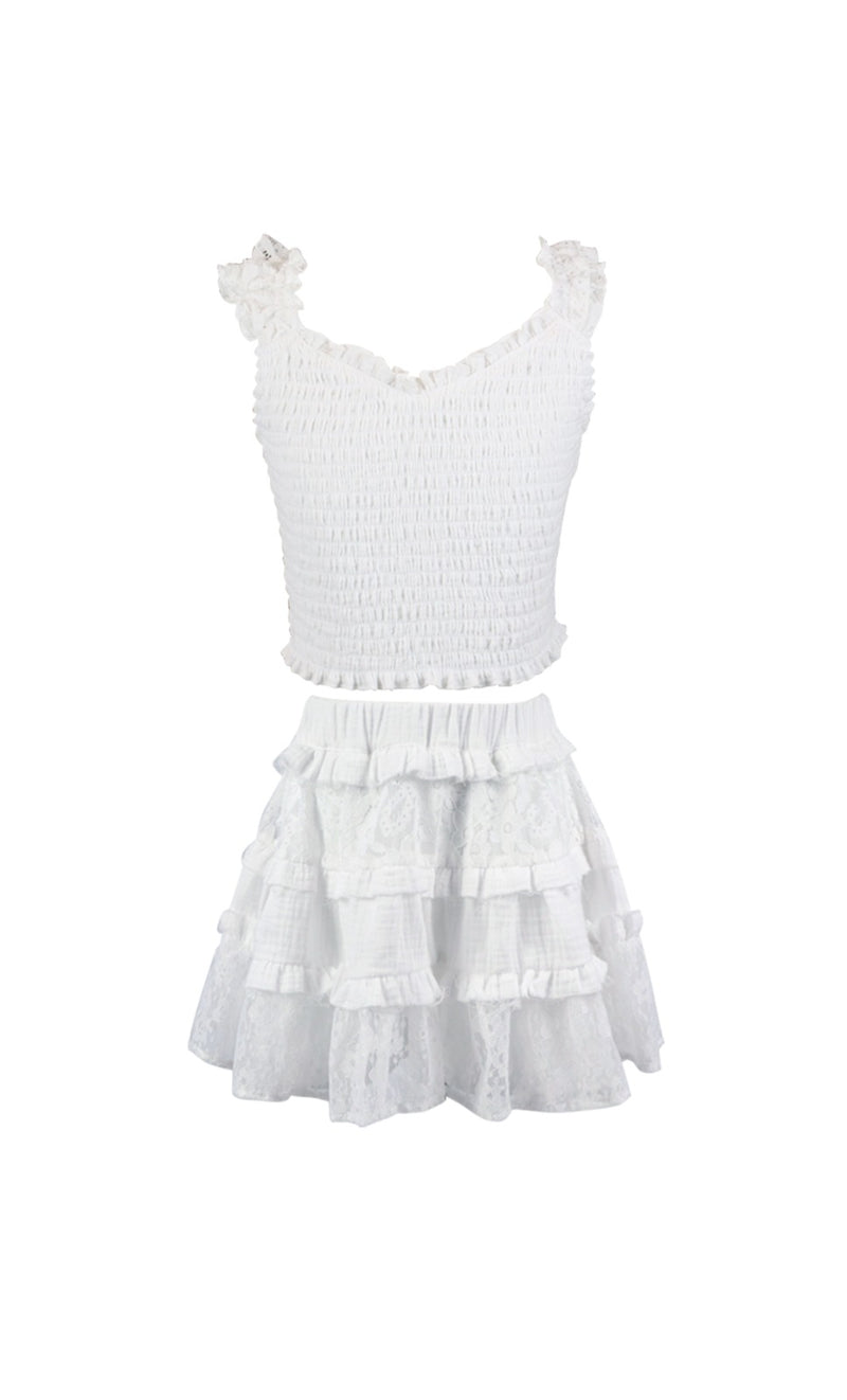 *Cheesecloth Flare Skirt*