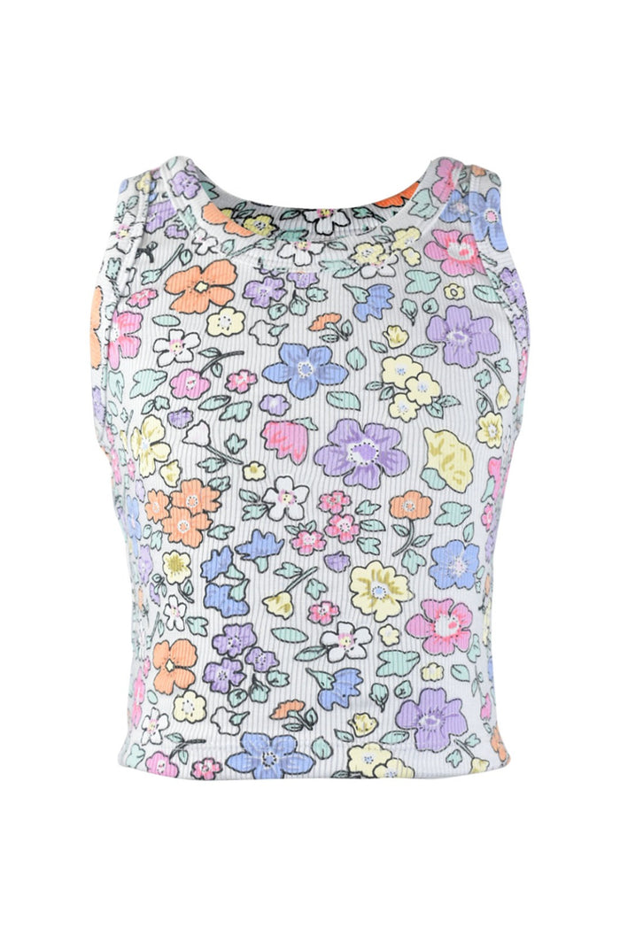 *Multi Color Flower Tank*
