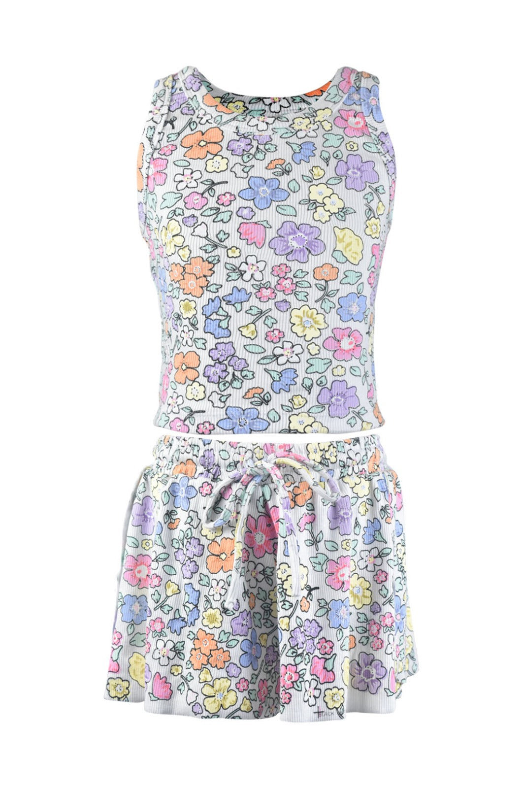 *Multi Color Flower Tank*