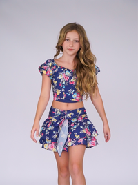 *Floral Corset Top*