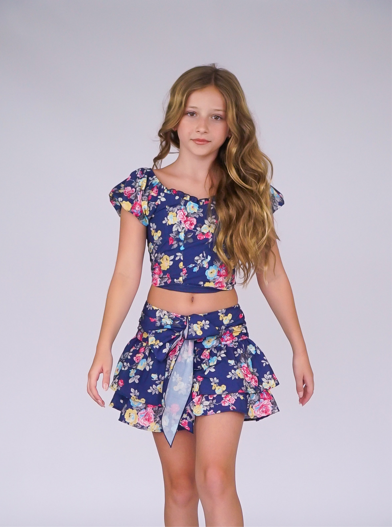 *Floral Corset Top*