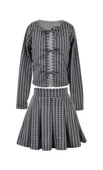Dark Grey Houndstooth