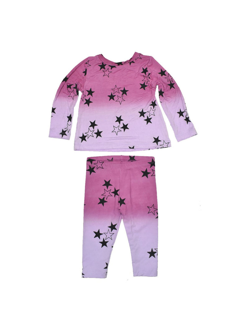 *Baby Girl Pink Ombre Stars Legging Set*