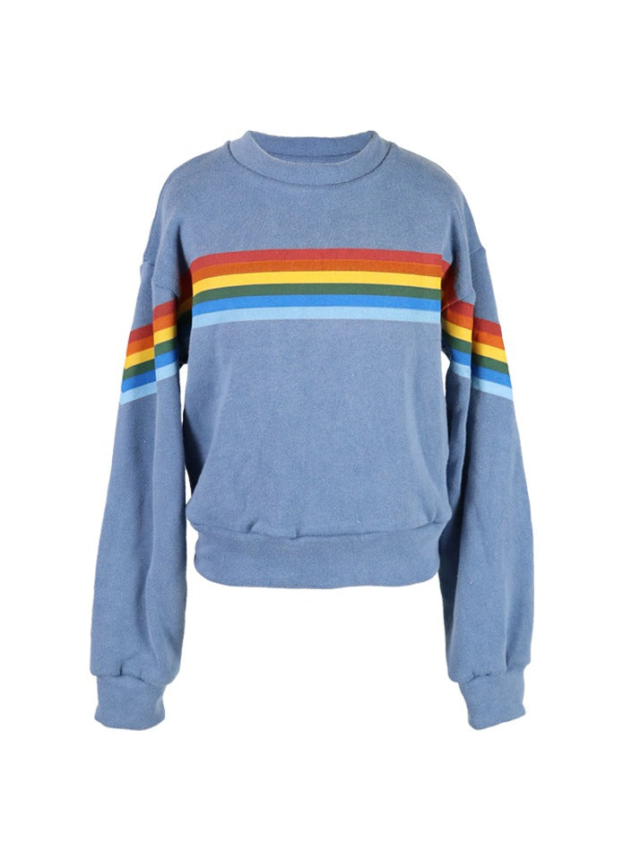 *Colorful Stripes Sweatshirt*