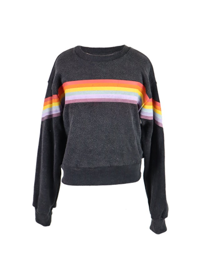 *Colorful Stripes Sweatshirt*