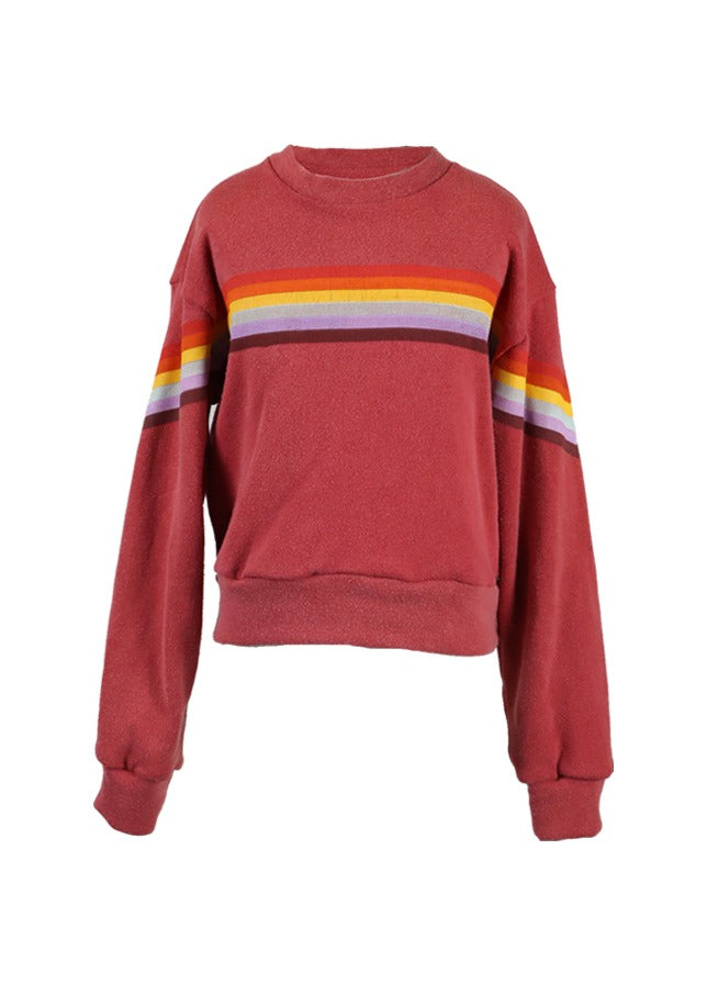 *Colorful Stripes Sweatshirt*