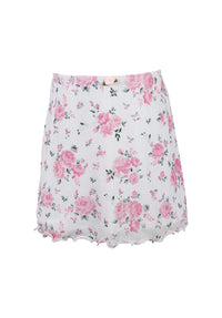 *Tulle Net Floral Print Skirt*