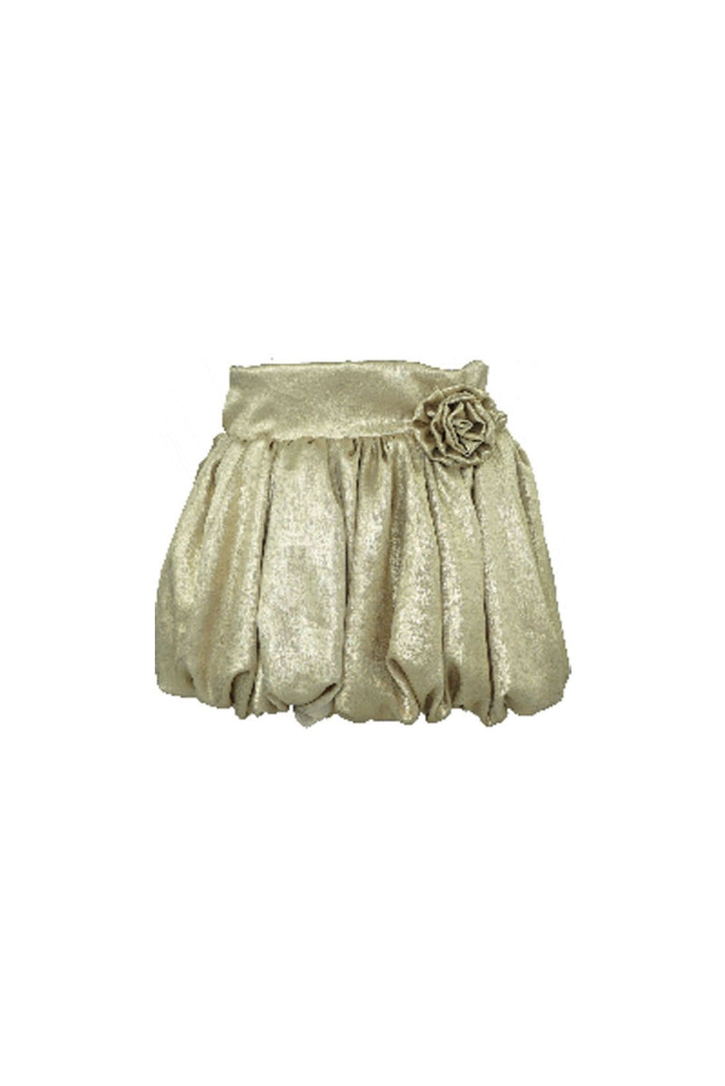 *Gold Sparkling Bubble Skirt*