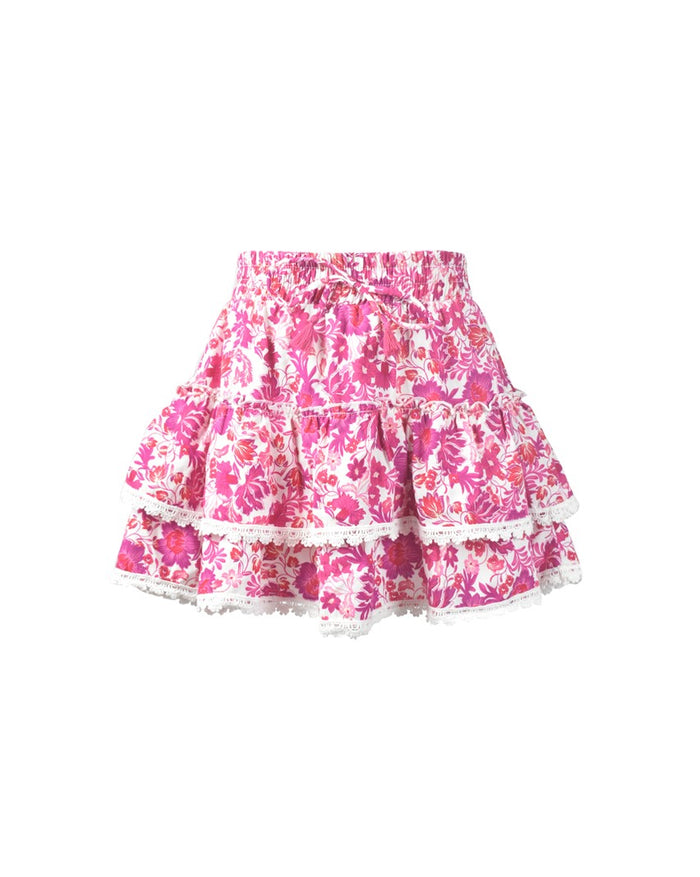 *Floral Ruffle Skirt*