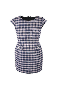 *Tweed Button Down Dress*