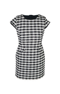 *Tweed Button Down Dress*