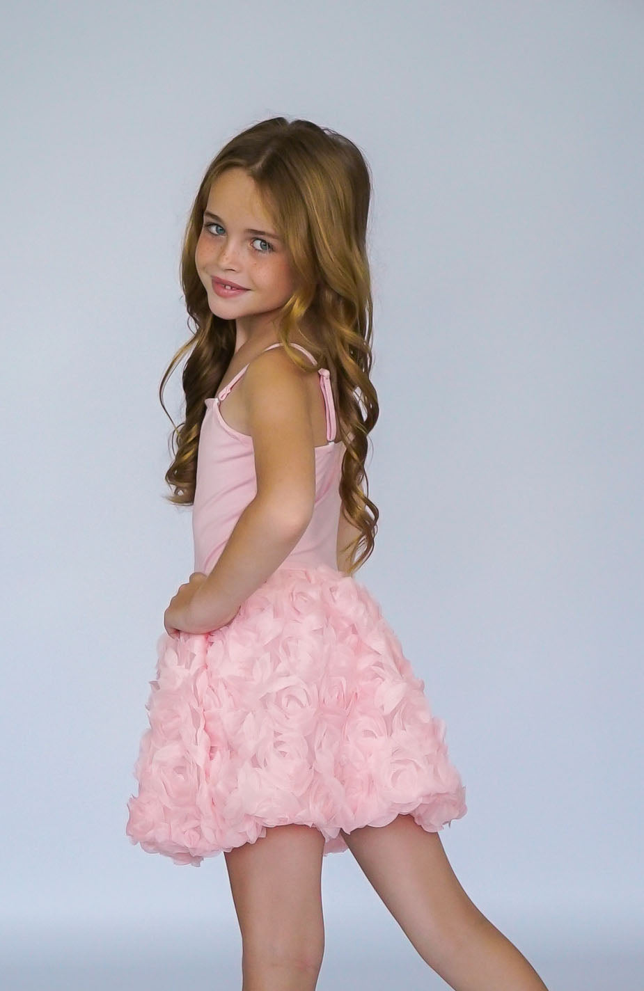*Rosette Bubble Dress*