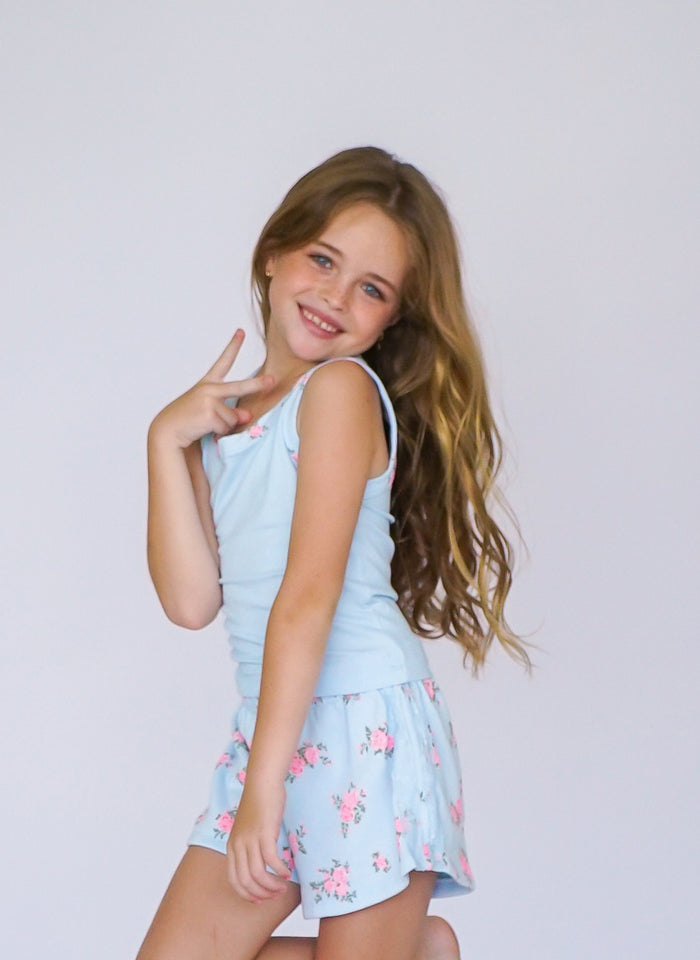 *Blue Rose Tank Top*