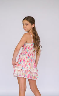 *Watercolor Smocked Dress*