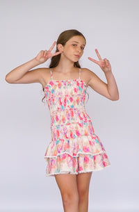 *Watercolor Smocked Dress*
