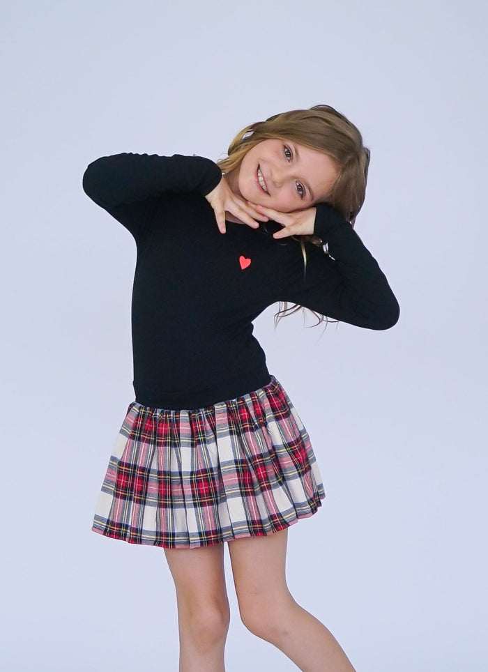 *Heart Embroidery Dress*