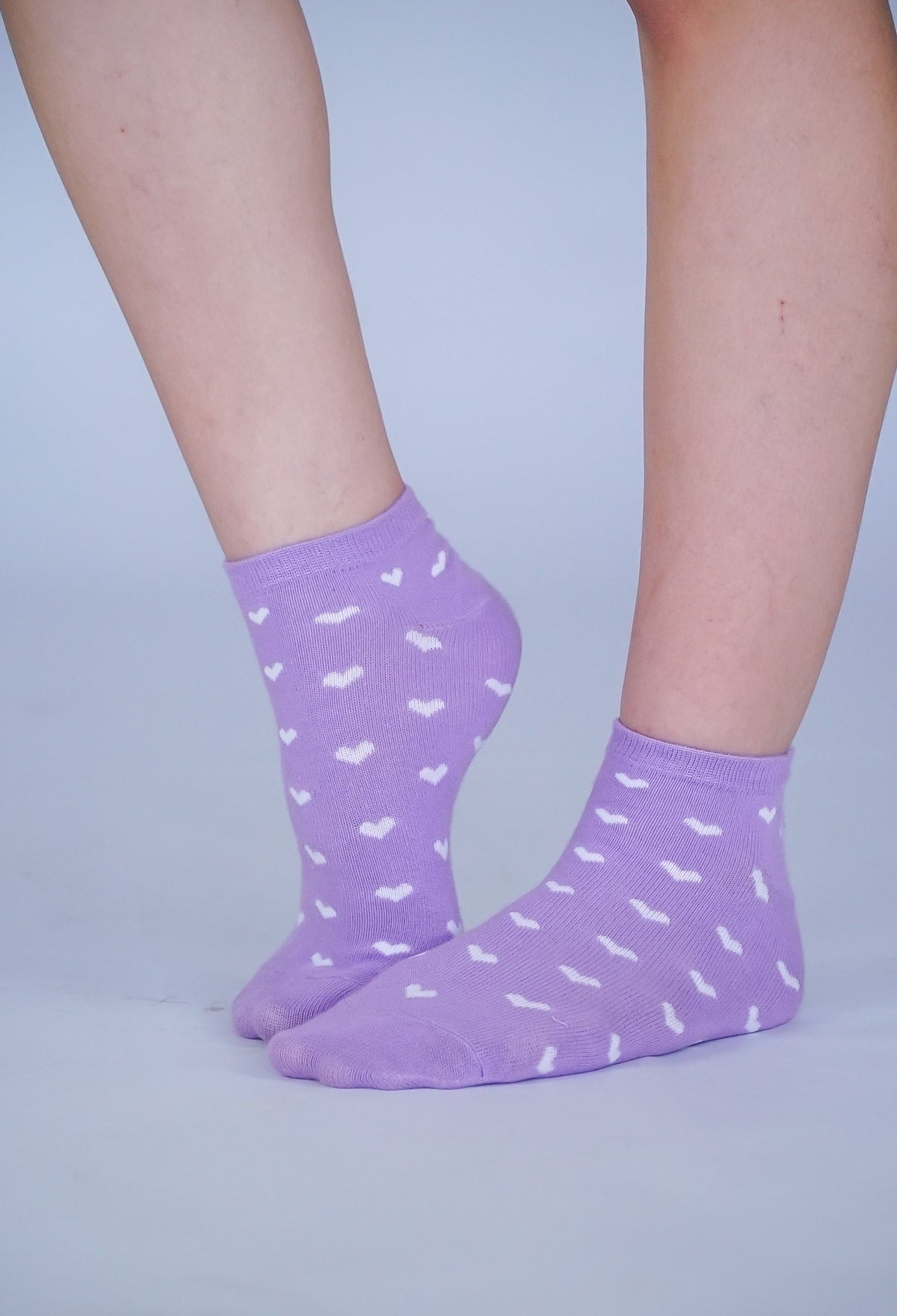 *Allover Heart Socks*