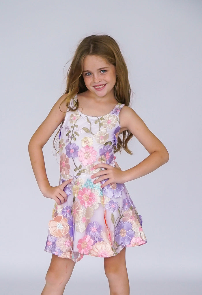 *Multicolor Floral Dress*