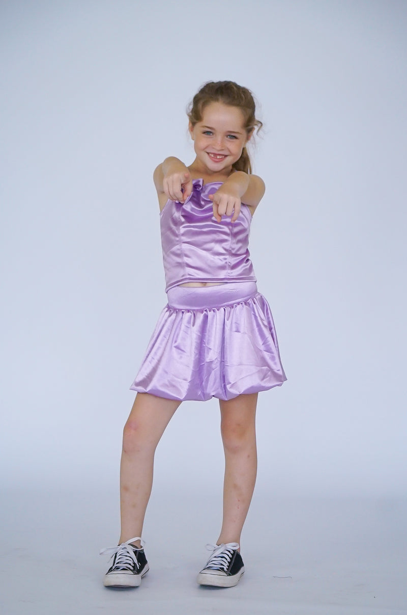 *Shiny Strecth Bubble Skirt*