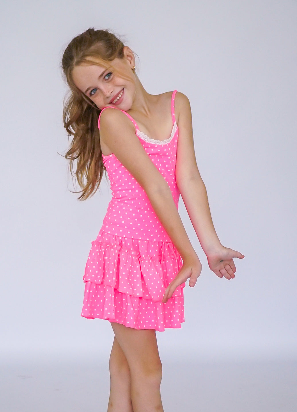 *Polkadot Ruffle Skirt*