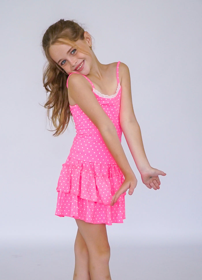 *Polkadot Ruffle Skirt*