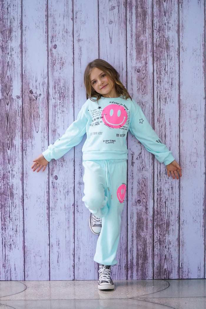 *Baby Pink Smiley Sweatpant*