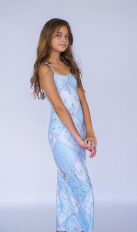 *Handkerchief Printed Dress*
