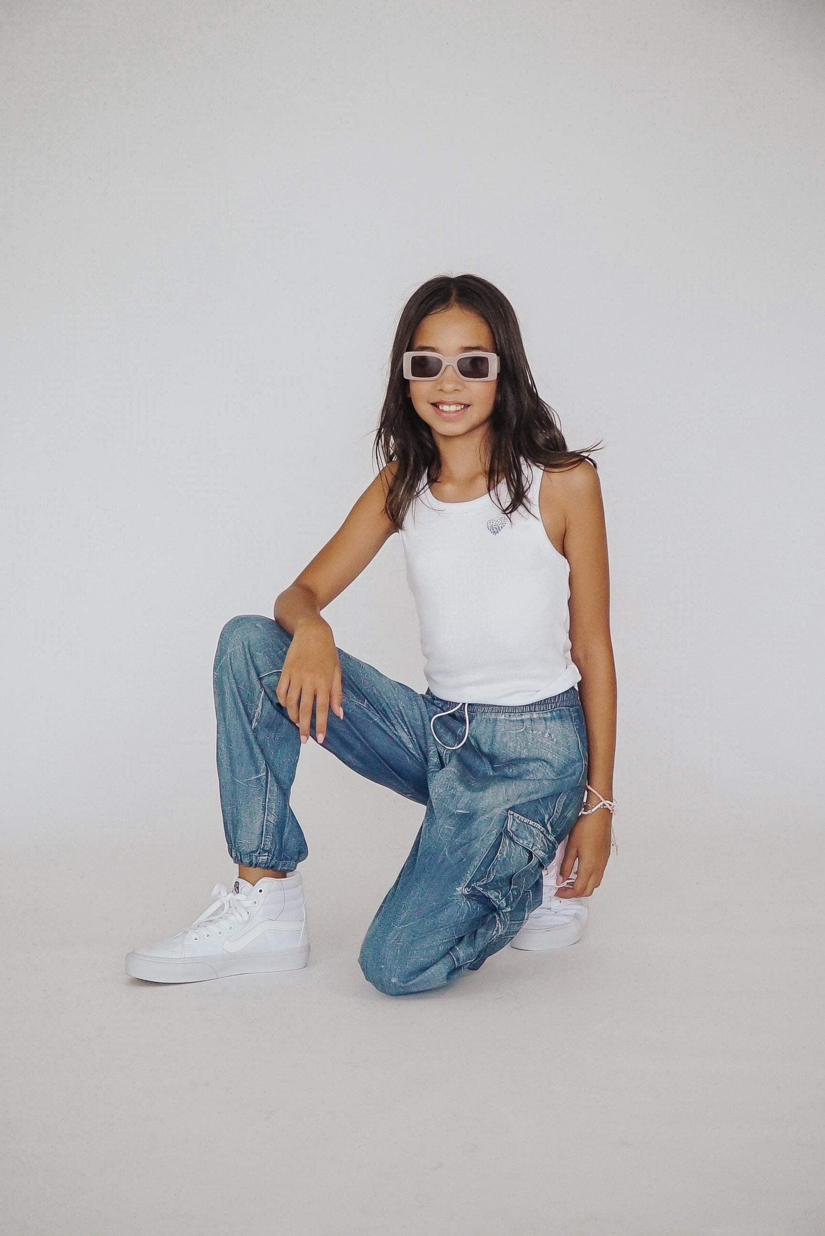 Chambray Denim Cargo Pant* – Flowers By Zoe Clothing