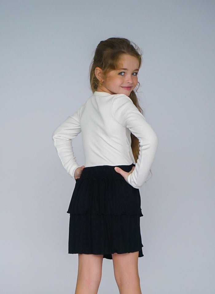 *OffWhite Bow Rib Dress*
