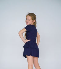 *Rib Allover Studded Heart Dress*
