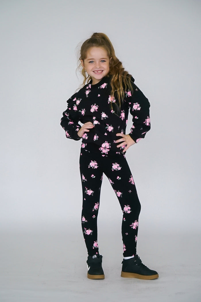 *Allover Rose Legging