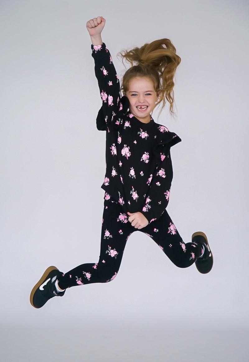 *Allover Rose Legging