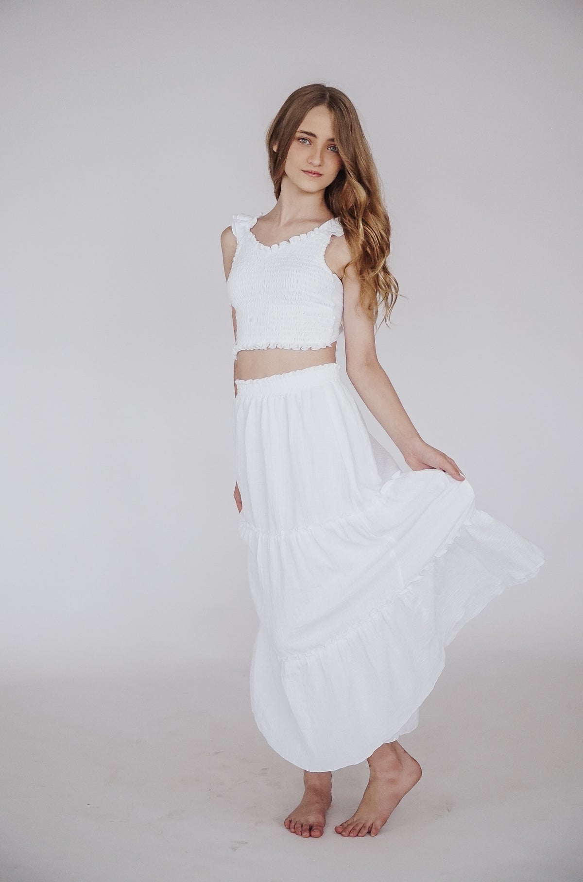 *White Maxi Skirt*