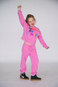 *Pink Heart Sweatpant*