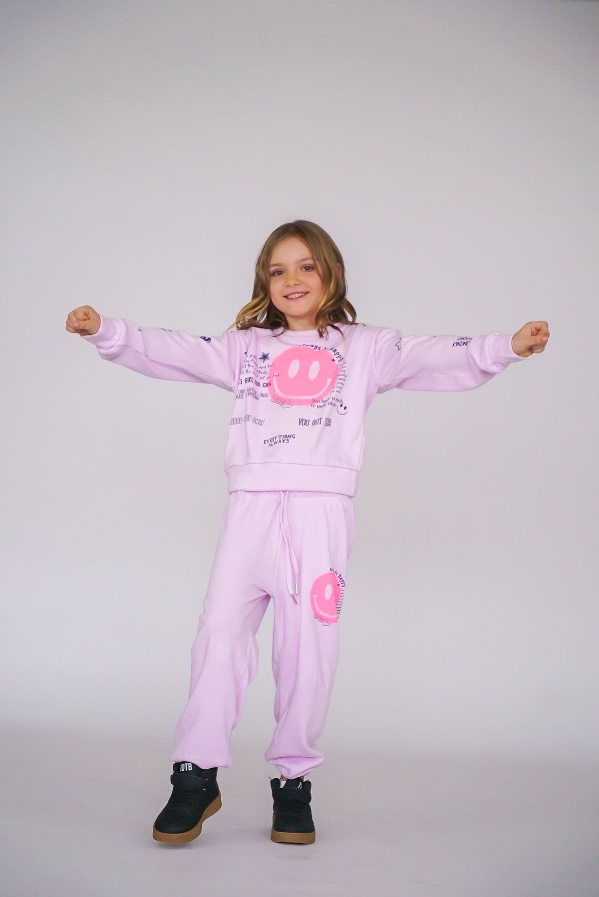 *Baby Pink Smiley Sweatpant*