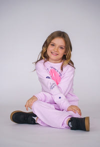 *Baby Pink Smiley Long Sleeve Sweatshirt*