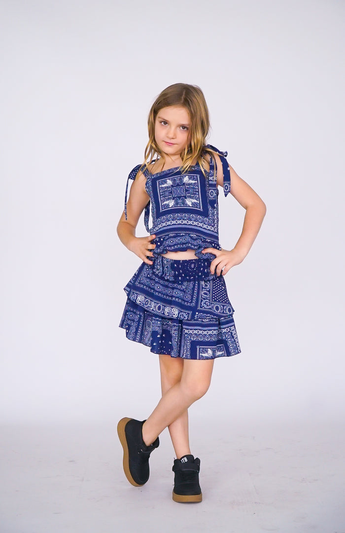 *Bandana Ruffle Skirt*