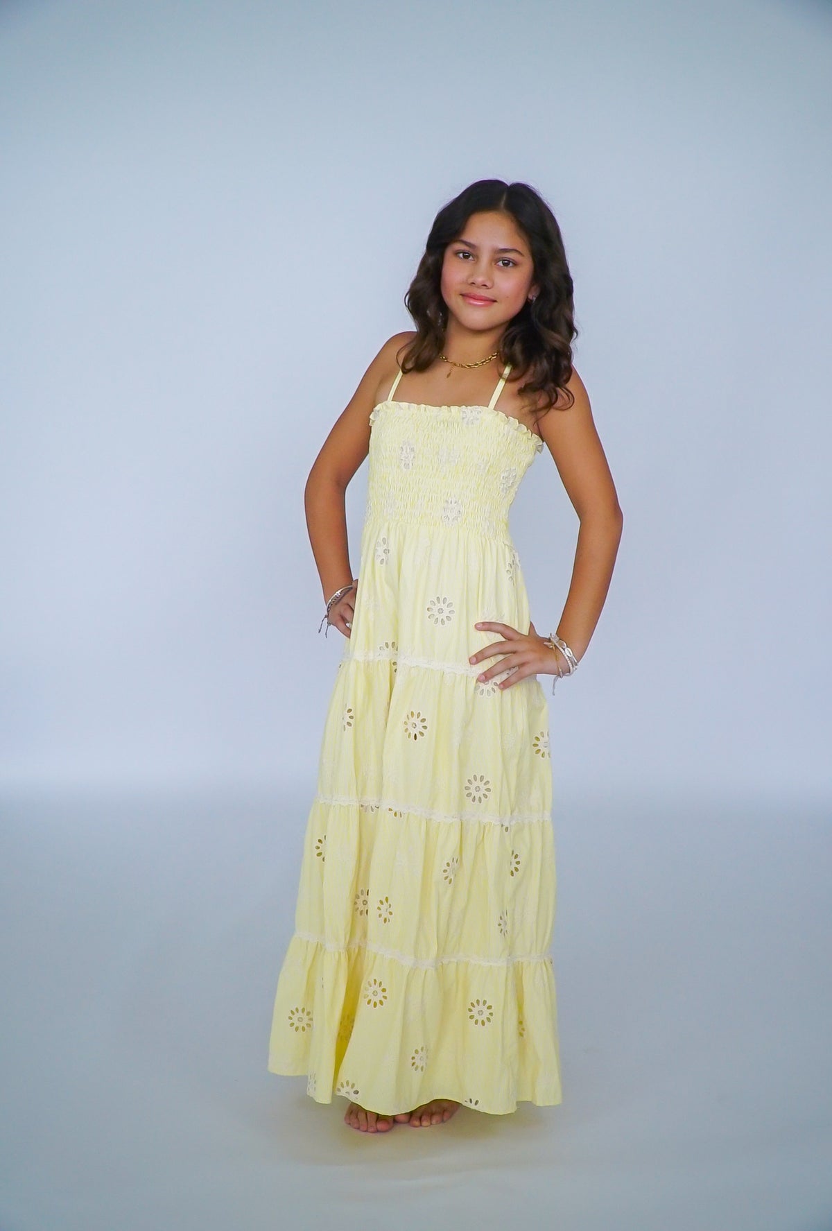 *Embroidered Eyelet Spring Dress*