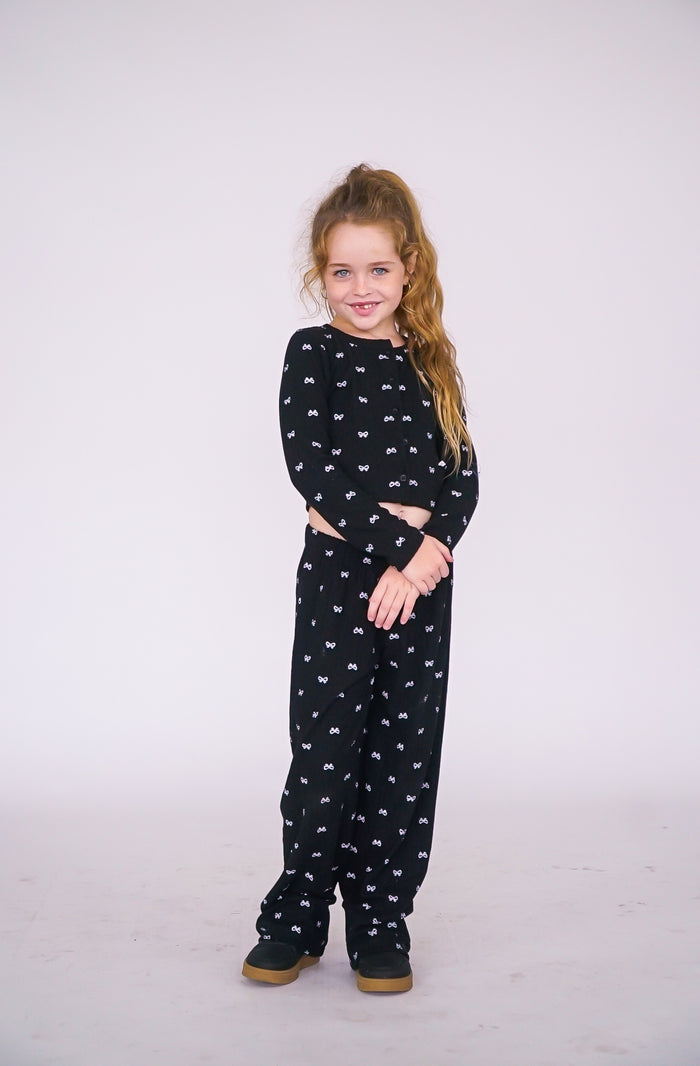*Allover Bow Cardigan*