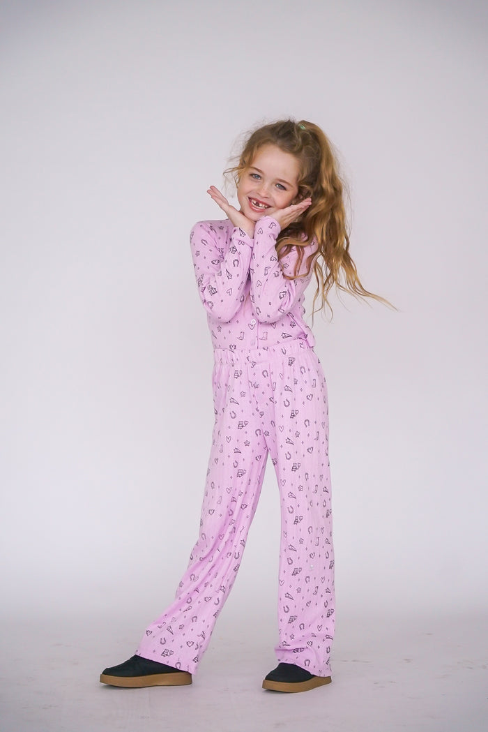 *Pointell Allover Printed Pant*